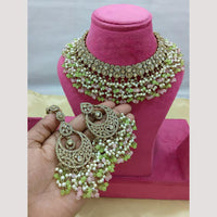 FS Collection Necklace Set with Austrian Crystal Stone and Matching Earrings