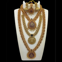 FS Collection Pota Stone Necklace Combo Set