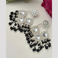 FS Collection Designer Kundan And Pearl Dangler Earrings
