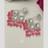 FS Collection Designer Kundan And Pearl Dangler Earrings
