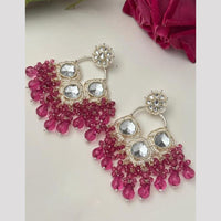 FS Collection Designer Kundan And Pearl Dangler Earrings