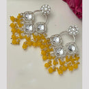 FS Collection Designer Kundan And Pearl Dangler Earrings