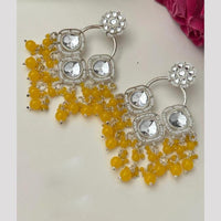 FS Collection Designer Kundan And Pearl Dangler Earrings