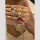 FS Collection 2 Tone Plated Austrian Stone Necklace Set