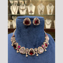 FS Collection Designer Pota Stone And Pearl Choker Necklace Set
