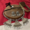 FS Collection Modern  2 Tone Plated Bold & Stylish Looks Necklace Set 