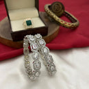FS Collection Elegant Party & Wedding Wear American Daimonds Bangle Set