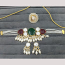 FS Collection Designer Mother of Pearl Beaded Choker Necklace Set