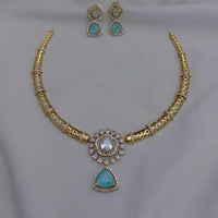 FS Collection Elegant Crystal Stone Necklace Set