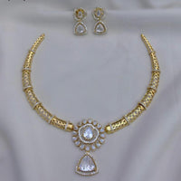 FS Collection Elegant Crystal Stone Necklace Set