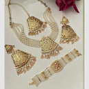 FS Collection Royal Austrian Stone And Pearl Jewellery Combo Set