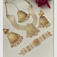 FS Collection Royal Austrian Stone And Pearl Jewellery Combo Set