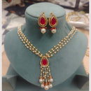FS Collection Multi Layer Pearl Necklace Set