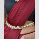 FS Collection Designer Gold Waist Belt Kundan And Austrain Stone Kamarband For Ethninc Ensebles 