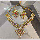 FS Collection Classic Gold Plated Kundan Set Traditional Jewelry For Every Occsions 