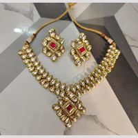 FS Collection Classic Gold Plated Kundan Set Traditional Jewelry For Every Occsions 