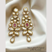 FS Collection Polki Kundan Dangler Earrings with Unmissable Sparkle