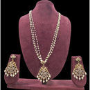 FS Collection Classic Long Necklace Set with Austrian Sparkle & Pearl Beauty