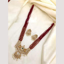 FS Collection Classic Long Necklace Set with Austrian Sparkle & Pearl Beauty