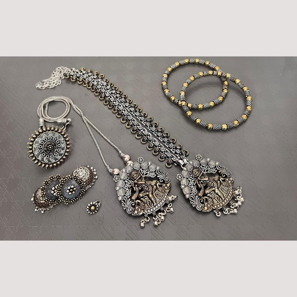 FS Collection Radiant Rhodium Plated Jewellery Combo Ultimate Shine & Style