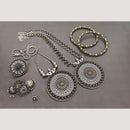 FS Collection Radiant Rhodium Plated Jewellery Combo Ultimate Shine & Style