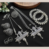 FS Collection Beautiful Oxidised Jewellery Combo Set For Navratri Occassions