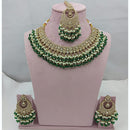 FS Collection Regal Radiance Kundan Stone And Pearl Necklace Set