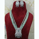 FS Collection Shiny Sparkling American Diamond Necklace Set