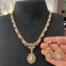 FS Collection Sparkle Radiance AD And Austrian Stone Necklace Set