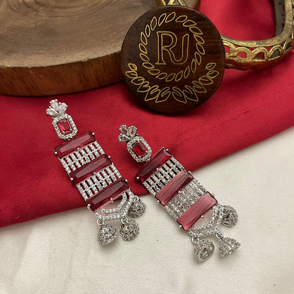 FS Collection Regal Radiance AD And Austrian Stone Dangler Earrings