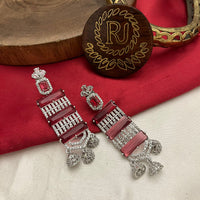 FS Collection Regal Radiance AD And Austrian Stone Dangler Earrings