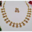 FS Collection Traditional Pota Stone Necklace Set For Wedding And Festive Wear
