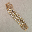 FS Collection Royal Kundan and Pearl Multi-Strand Bracelet