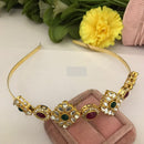 FS Collection Heritage Inspired Kundan And Austrian Stone Wedding Hair Band
