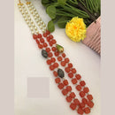 FS Collection Handcrafted Long Strand Beads Multi Layer Strand Mala Necklace
