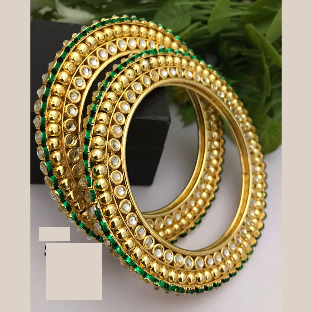 FS Collection Traditional Kundan Kada Bangles Set For All Wedding Occassions