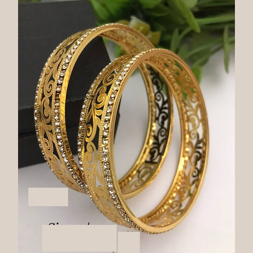 FS Collection Traditional Austrian Stone Kada Bangles For Wedding Occassions