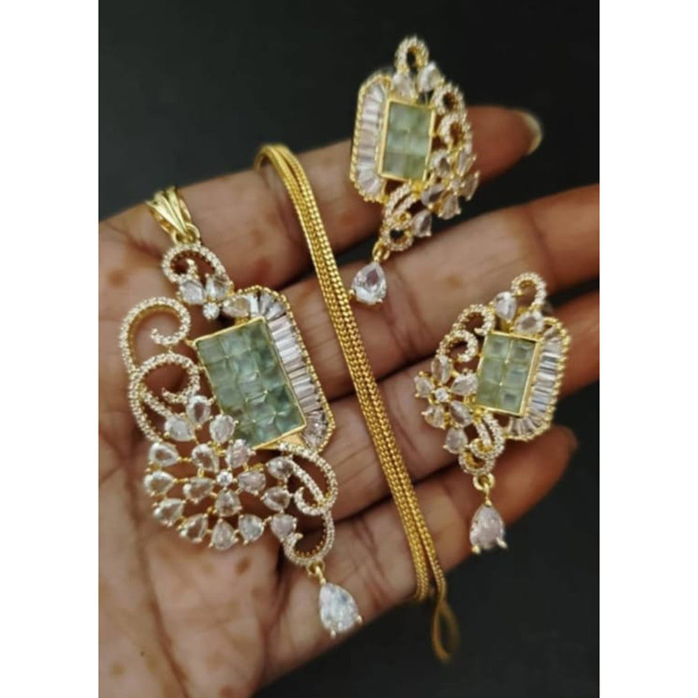 FS Collection Twilight Glam AD And Austrian Stone Necklace Set