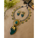 FS Collection Radiant Designer Pota Stone Necklace Set