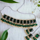 FS Collection Timeless Glow Pota Stone And Pearl Necklace Set 