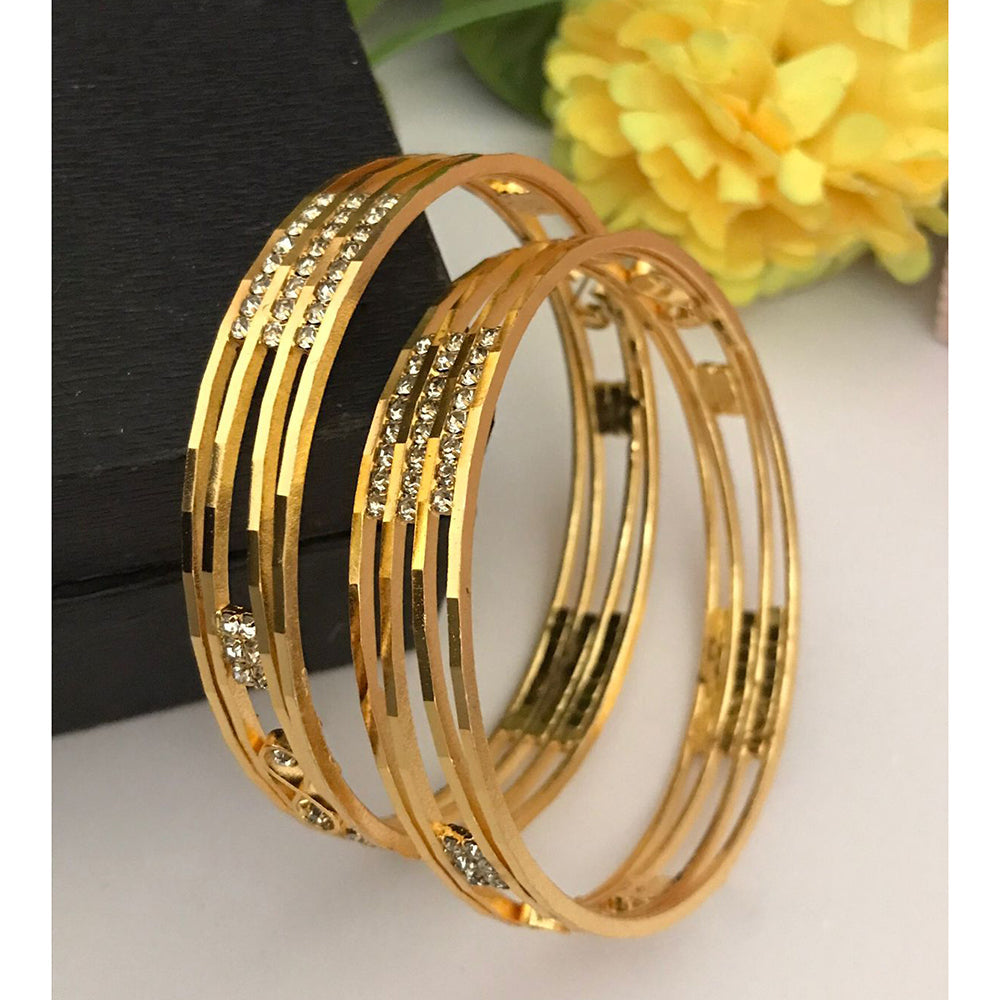 FS Collection Minimal Glam Austrian Stone Bangle Set