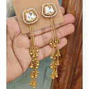 FS Collection Fancy Crystal Stone Dangler Earrings
