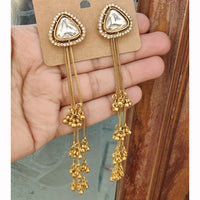 FS Collection Fancy Crystal Stone Dangler Earrings