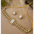 FS Collection Designer Pota And Austrian Stone Choker Necklace Set