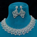 FS Collection Designer American Diamond Necklace Set