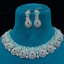 FS Collection Designer American Diamond Necklace Set