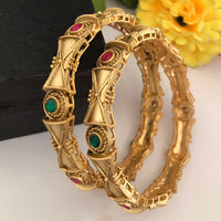 FS Collection Designer Pota Stone Bangle Set
