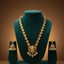 FS Collection Heritage Pota Stone And Pearl Temple Necklace Set
