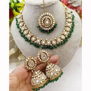 FS Collection Luxe Mirror Shine And Pearl Necklace Set