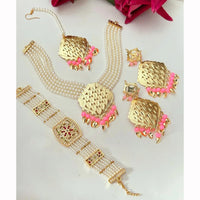 FS Collection Austrian Stone And Pearl Jewellery Combo Set